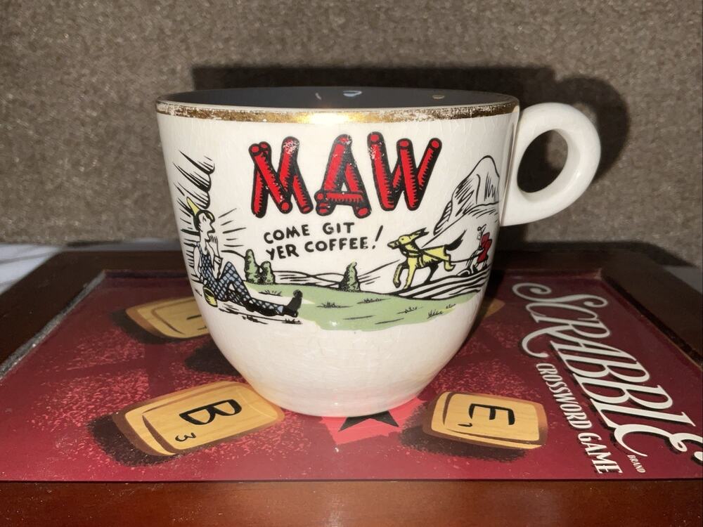 Vintage MAW Come Git Yer Coffee Ceramic Hillbilly Coffee Mug Cup